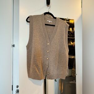 Reformation Jacqui Cashmere Sweater Vest